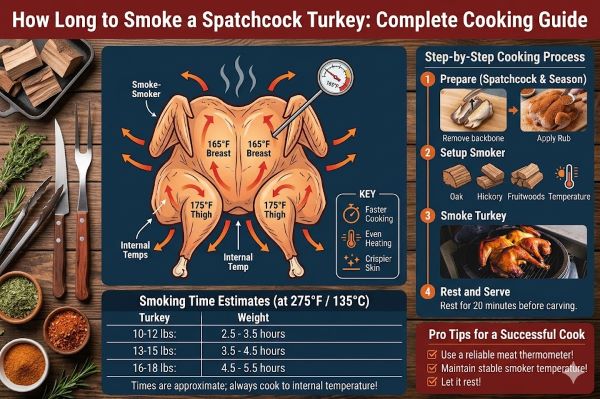 How Long to Smoke a Spatchcock Turkey: Complete Cooking Guide