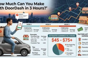 How Much Can You Make with DoorDash in 3 Hours