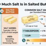 How Much Salt Is in Salted Butter