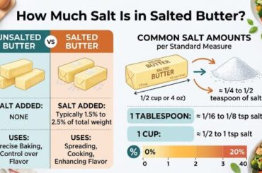 How Much Salt Is in Salted Butter