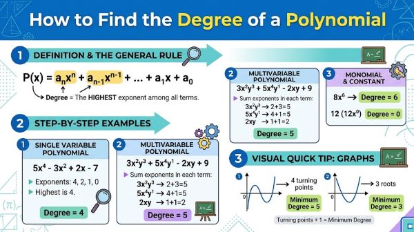 How to Find the Degree of a Polynomial