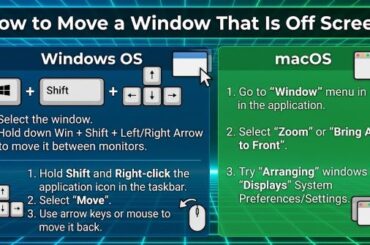 How to Move a Window That Is Off Screen