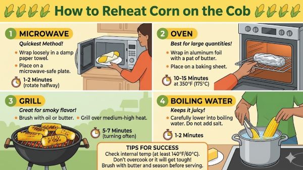 How to Reheat Corn on the Cob
