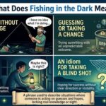 What Does Fishing in the Dark Mean