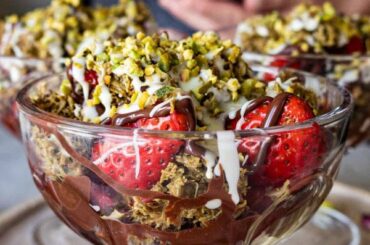 Dubai Chocolate Strawberries