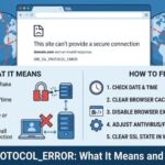 ERR_SSL_PROTOCOL_ERROR