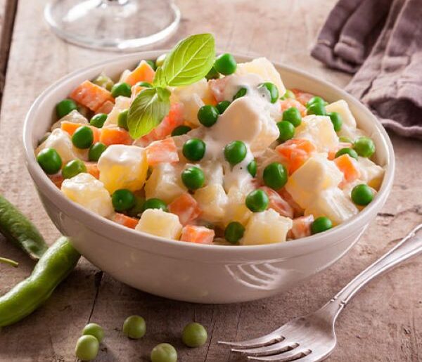 Ensalada de Zanahoria y Arvejas