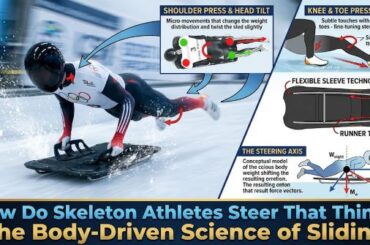 How Do Skeleton Athletes Steer That Thing? The Body-Driven Science of Sliding