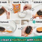 How to Clean a Hairbrush With Baking Soda