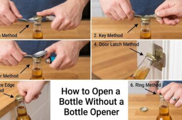 How to Open a Bottle Without a Bottle Opener