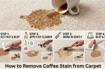 How to Remove Coffee Stain from Carpet