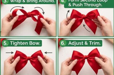 How to Tie a Bow with Ribbon