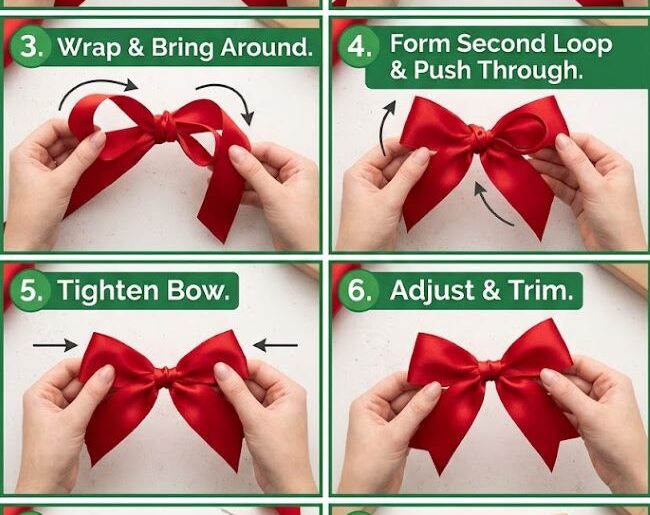 How to Tie a Bow with Ribbon