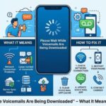 Please Wait While Voicemails Are Being Downloaded