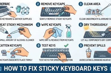 How to Fix Sticky Keyboard Keys