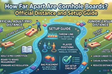 How Far Apart Are Cornhole Boards