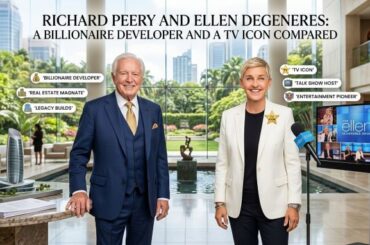 Richard Peery and Ellen DeGeneres